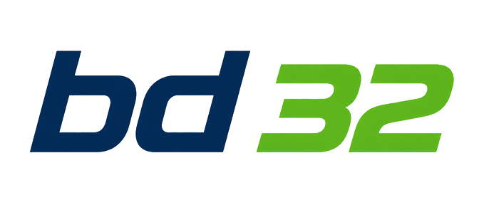 bd 32 সাইটের সোনালি লোগো